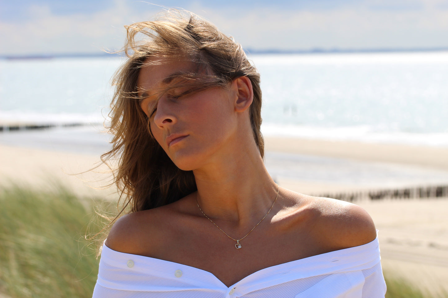 Bijoux Lait Maternel Heart to Heart | Pendentif Or