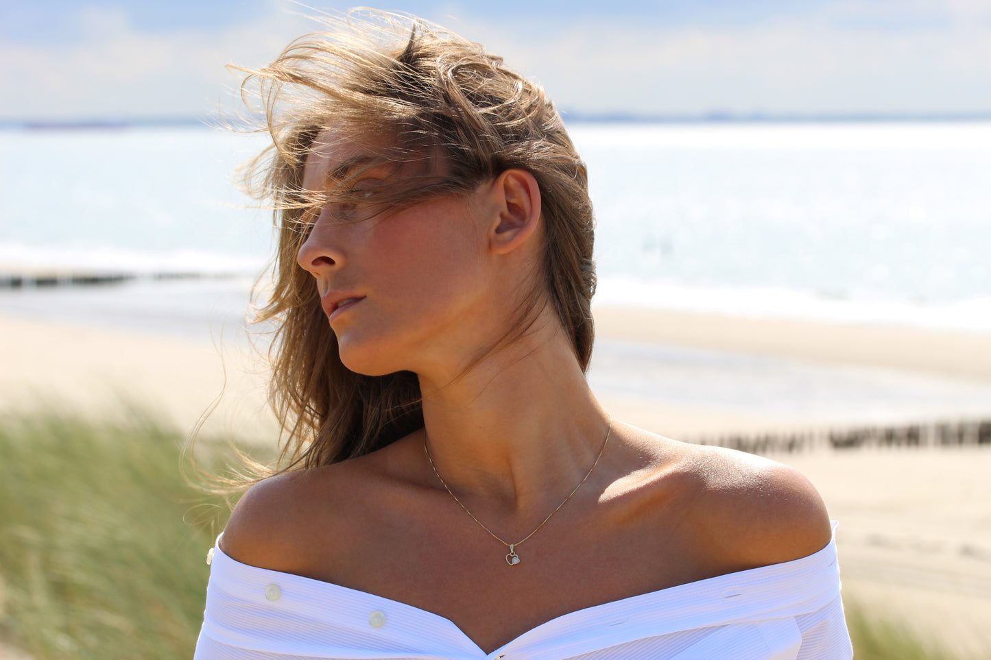 Bijoux Lait Maternel Heart to Heart | Pendentif Or