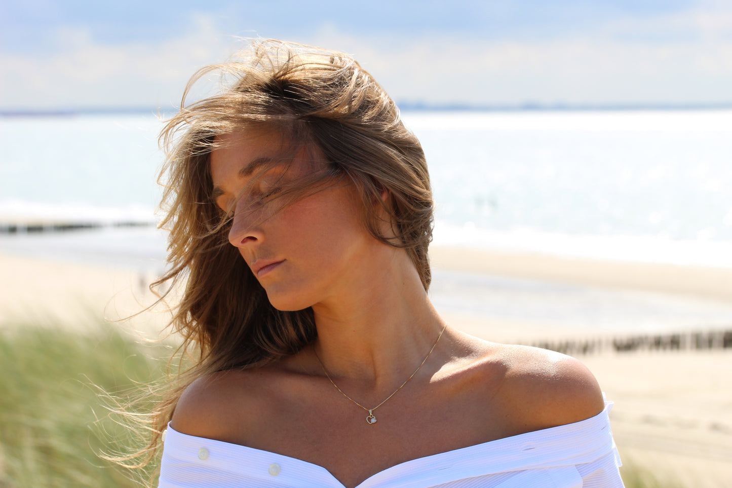 Bijoux Lait Maternel Heart to Heart | Pendentif Or