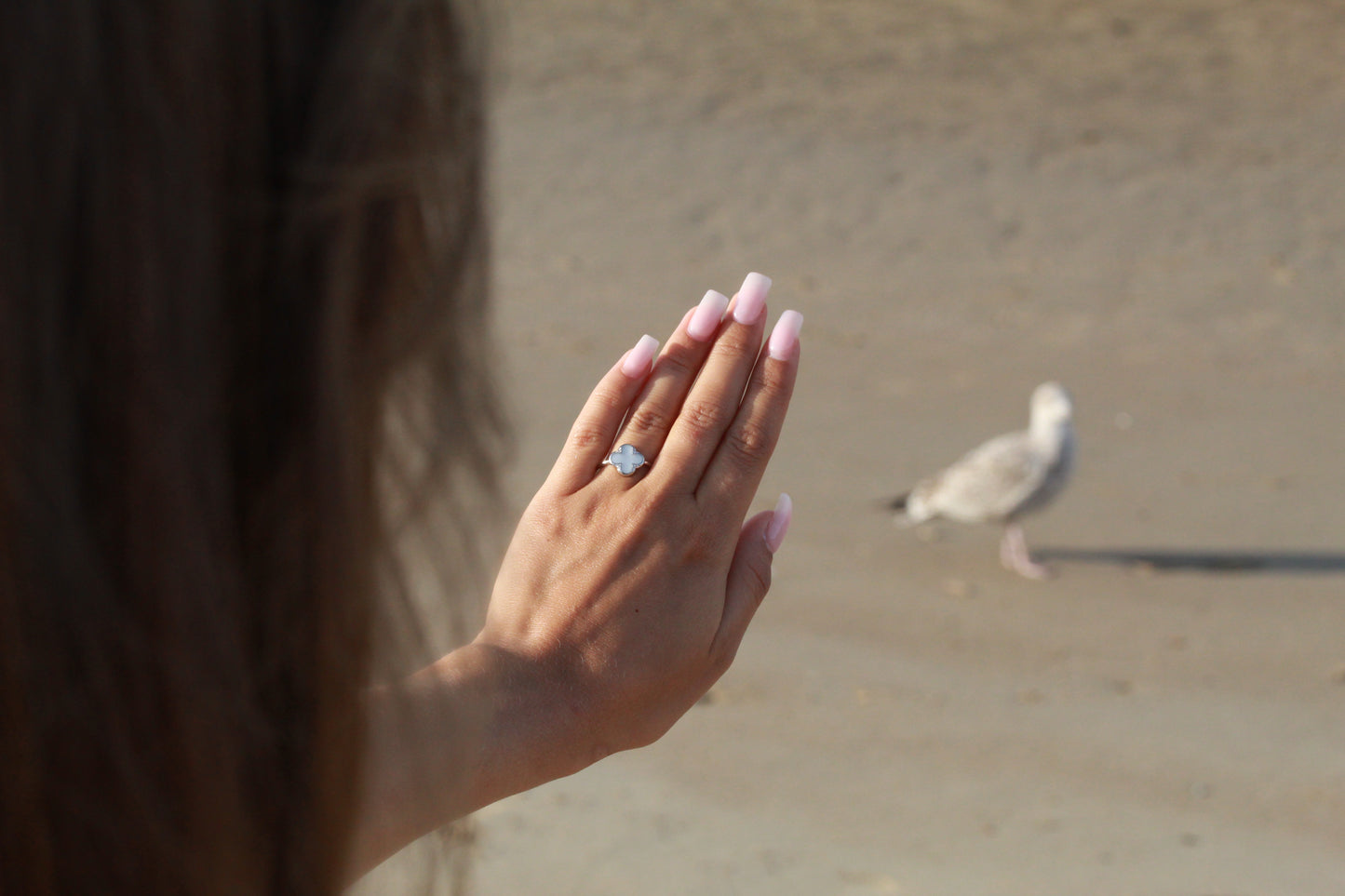 Lucky | Bague Lait Maternel Argent