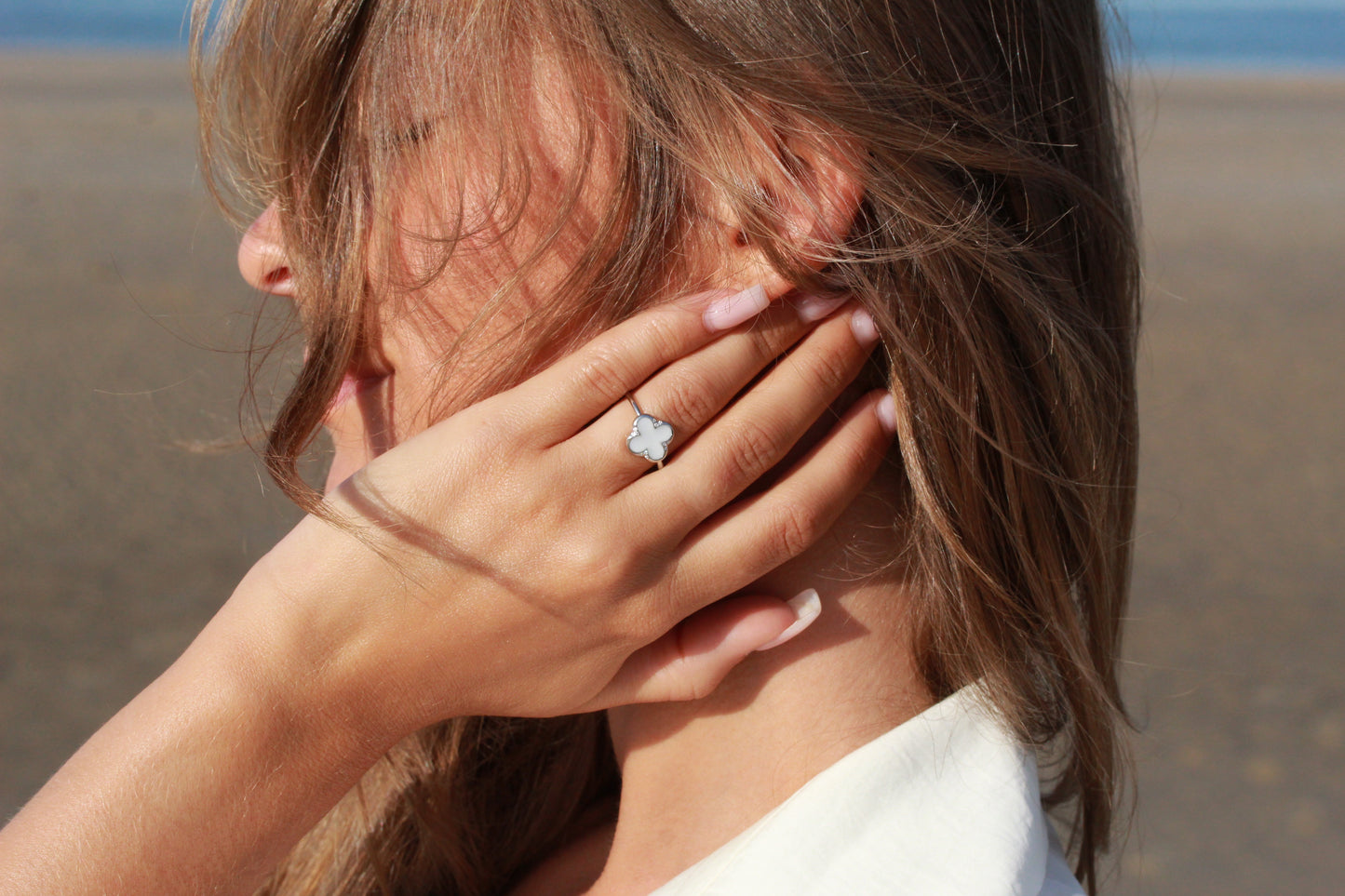 Lucky | Bague Lait Maternel Argent
