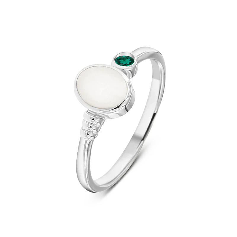 Elisa | Bague Lait Maternel Argent