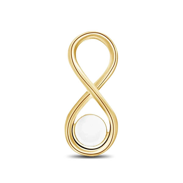 Infinity | Pendentif Lait Maternel Or