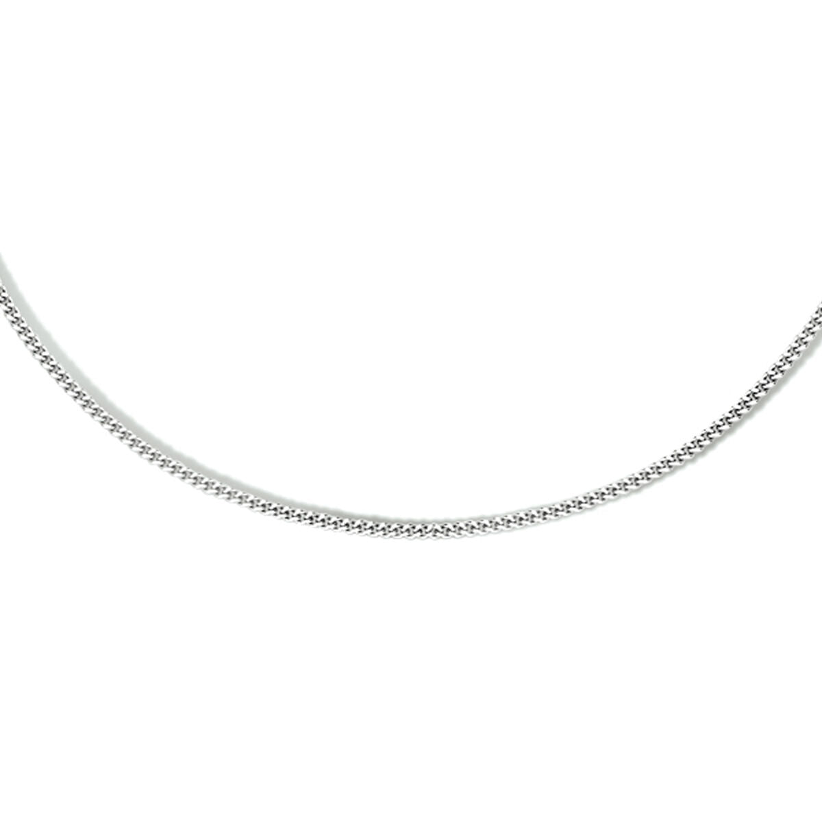 Collier en argent rhodié