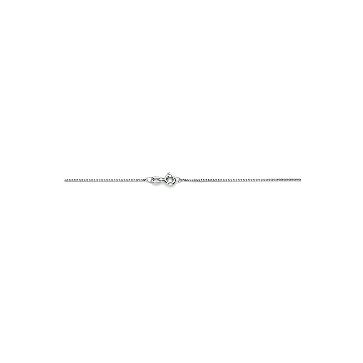 Collier en argent rhodié