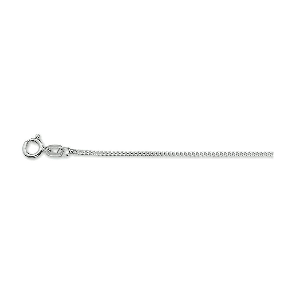 Collier en argent rhodié