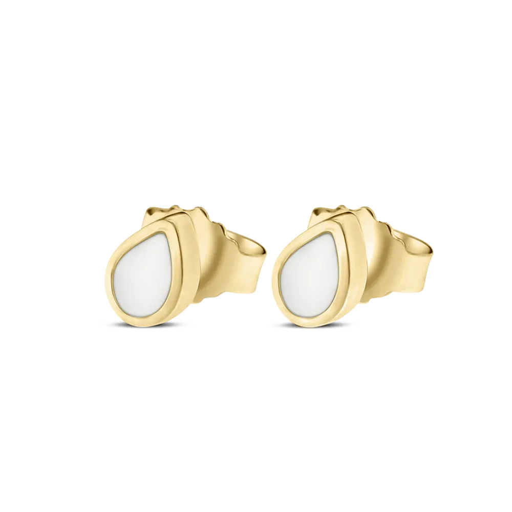 Bijoux Lait Maternel Mini Drop | Boucles d'oreilles Or