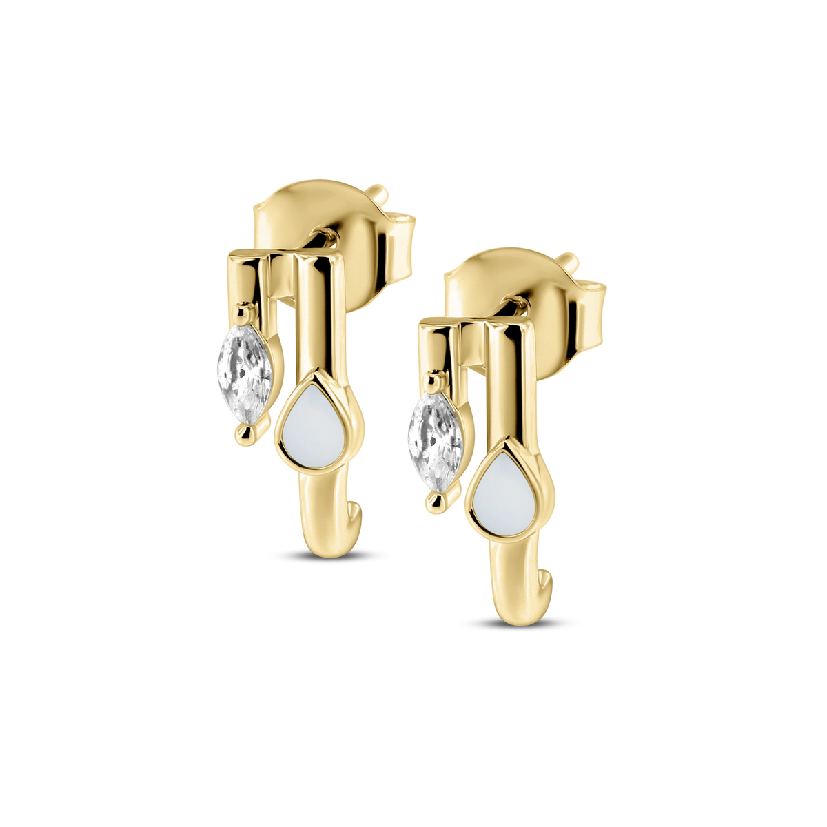 Bijoux Lait Maternel Naomi | Boucles d'oreilles Or