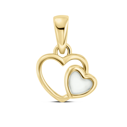 Heart to Heart | Pendentif Lait Maternel Or