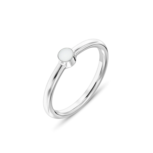 Bijoux Lait Maternel Amy | Bague Argent