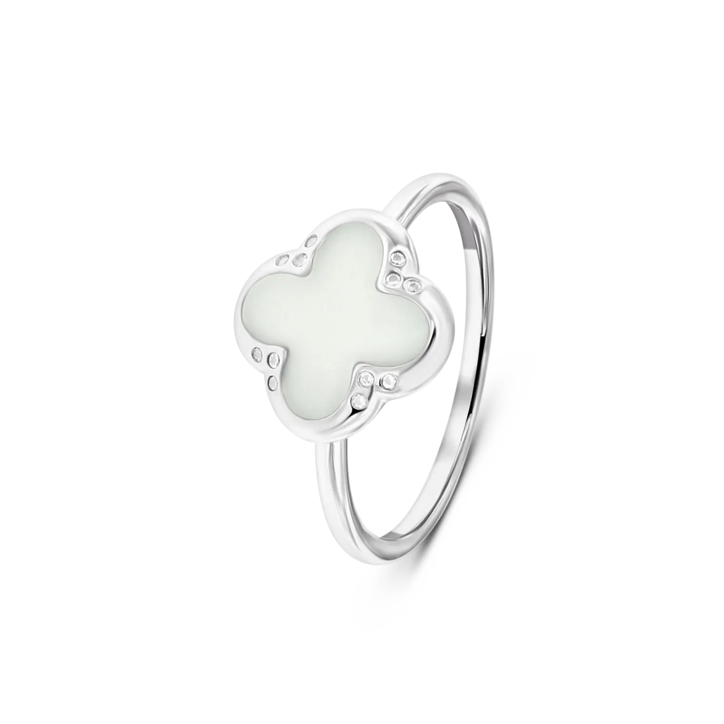 Lucky | Bague Lait Maternel Argent