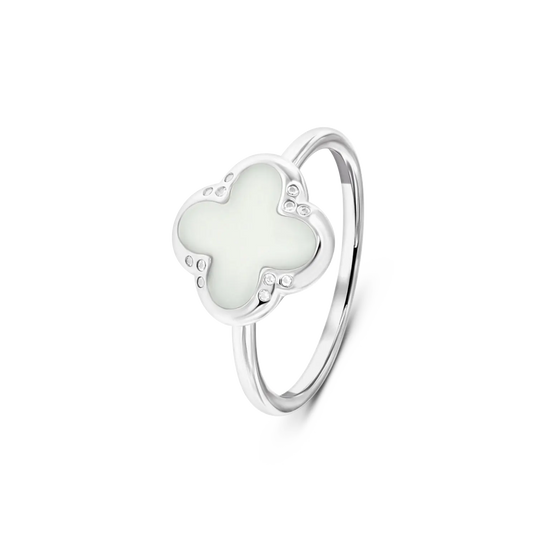 Lucky | Bague Lait Maternel Argent