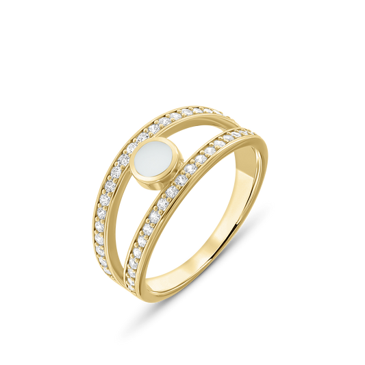 Iris | Bague Lait Maternel Or