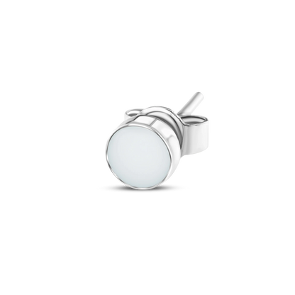 Bijoux Lait Maternel Mini Lis  | Boucles d'oreilles en argent