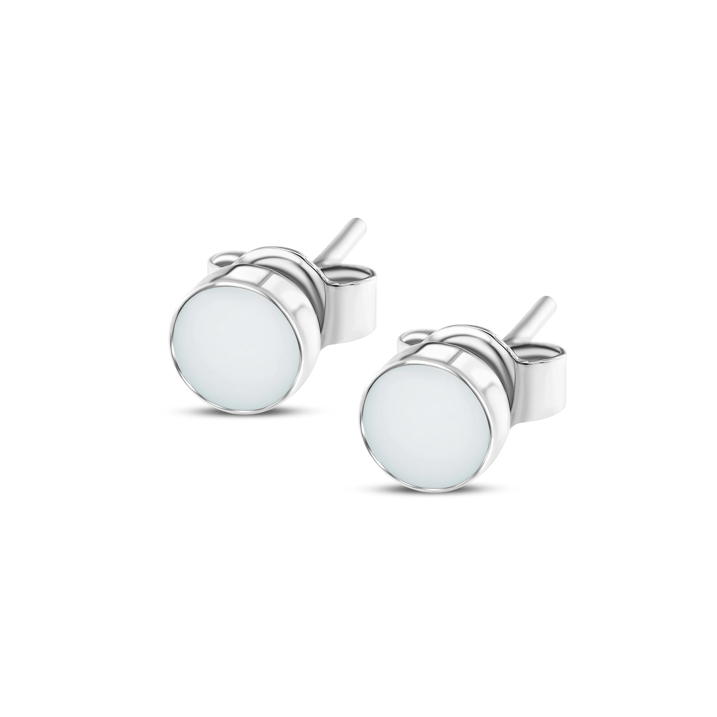Bijoux Lait Maternel Mini Lis  | Boucles d'oreilles en argent