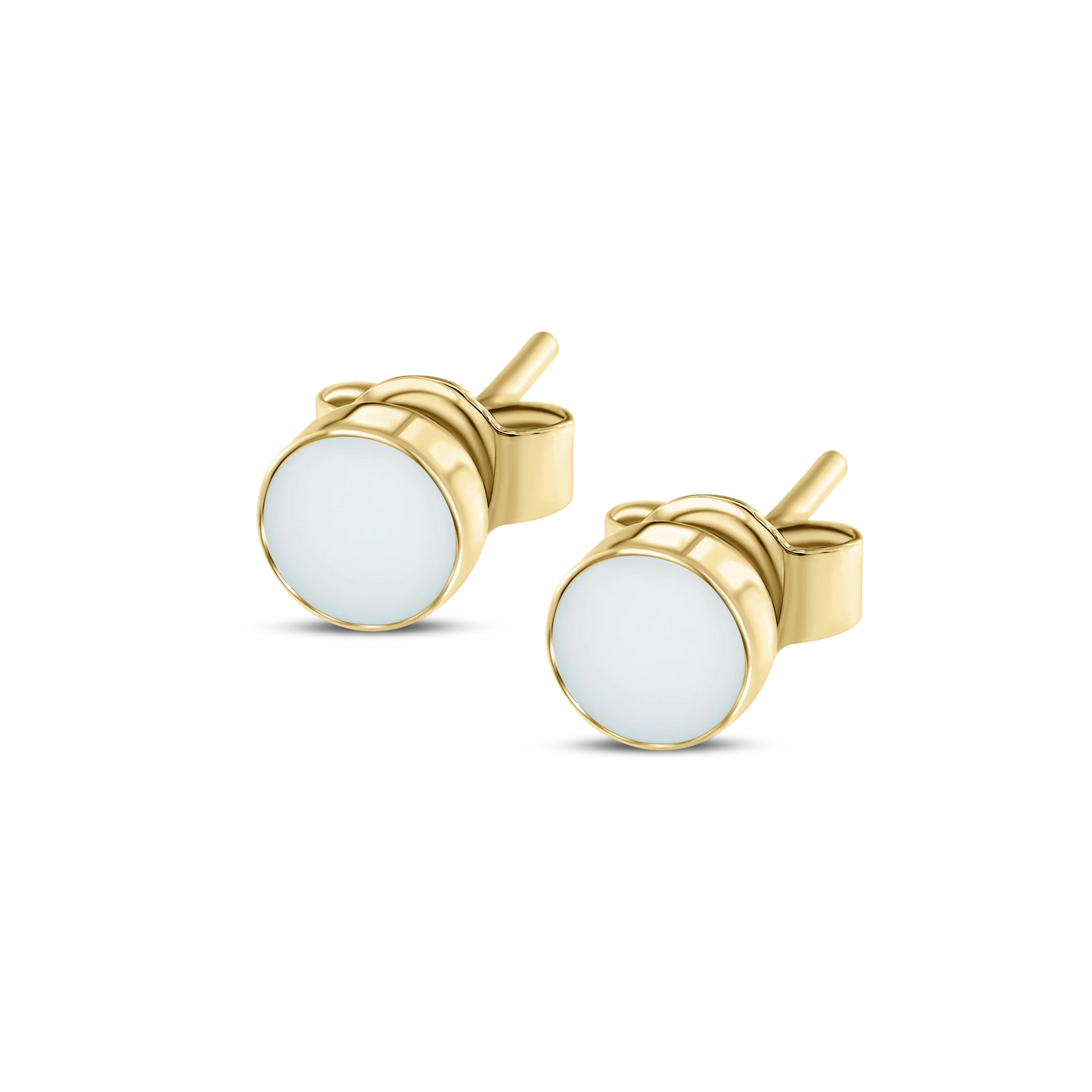 Bijoux Lait Maternel Mini Lis | piercings d'oreilles Or