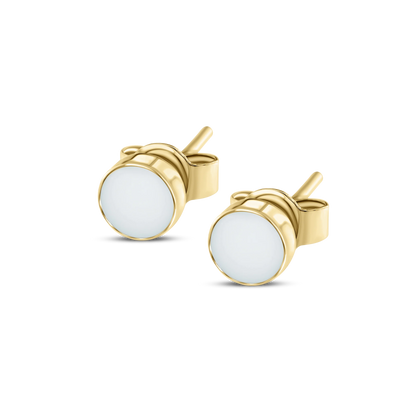 Bijoux Lait Maternel Mini Lis | piercings d'oreilles Or