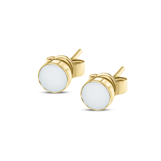 Bijoux Lait Maternel Mini Lis | piercings d'oreilles Or