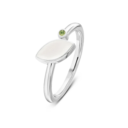 Lina | Bague Lait Maternel Argent