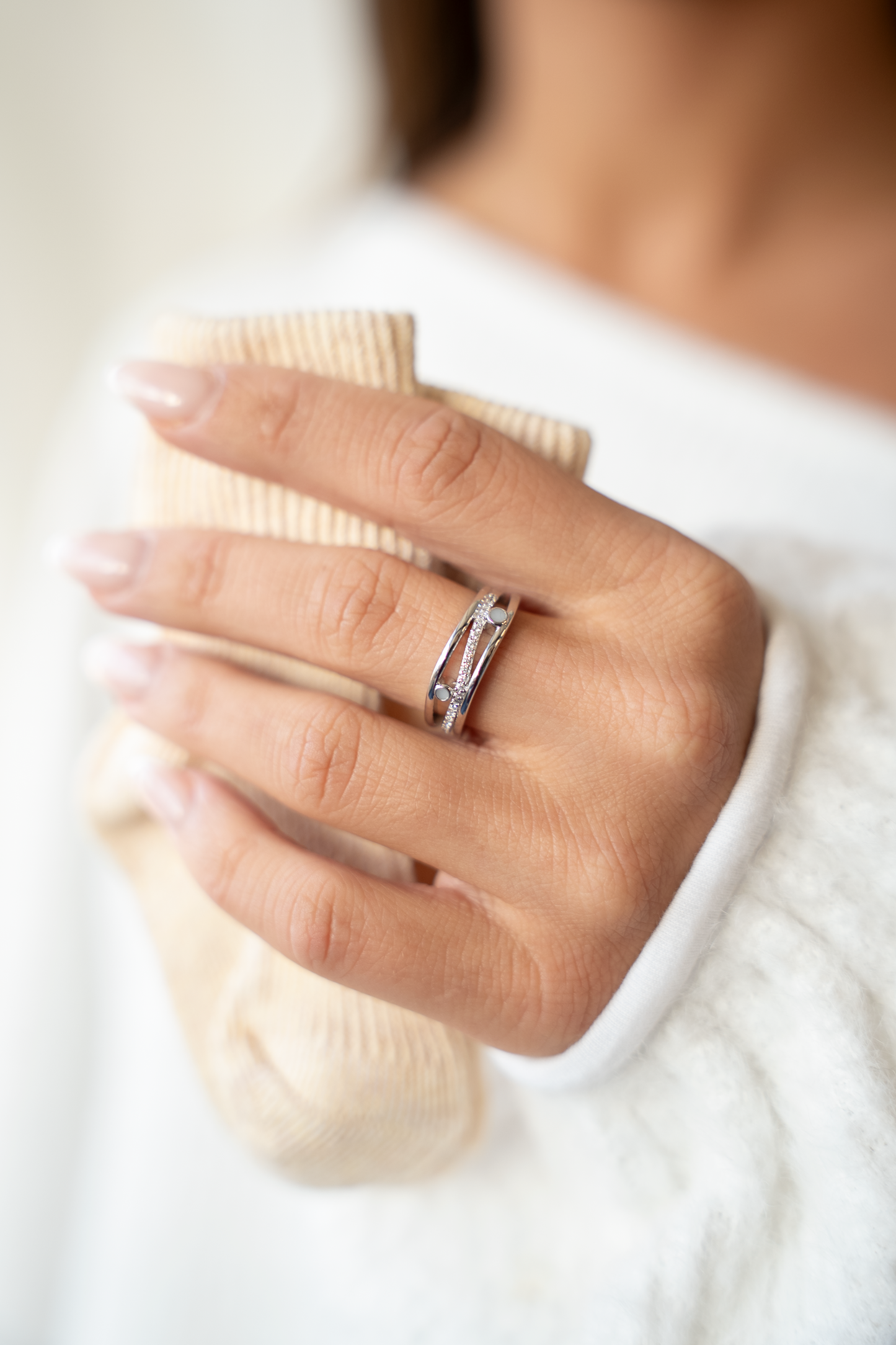 Bijoux Lait Maternel Charlotte | Bague Or