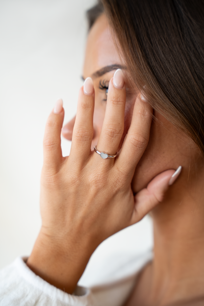 Bijoux Lait Maternel Lisa | Bague Argent