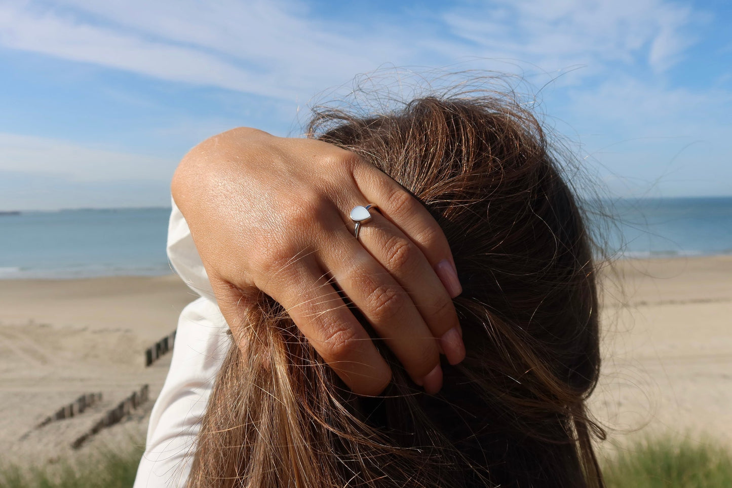 Droplet | Bague Lait Maternel Argent