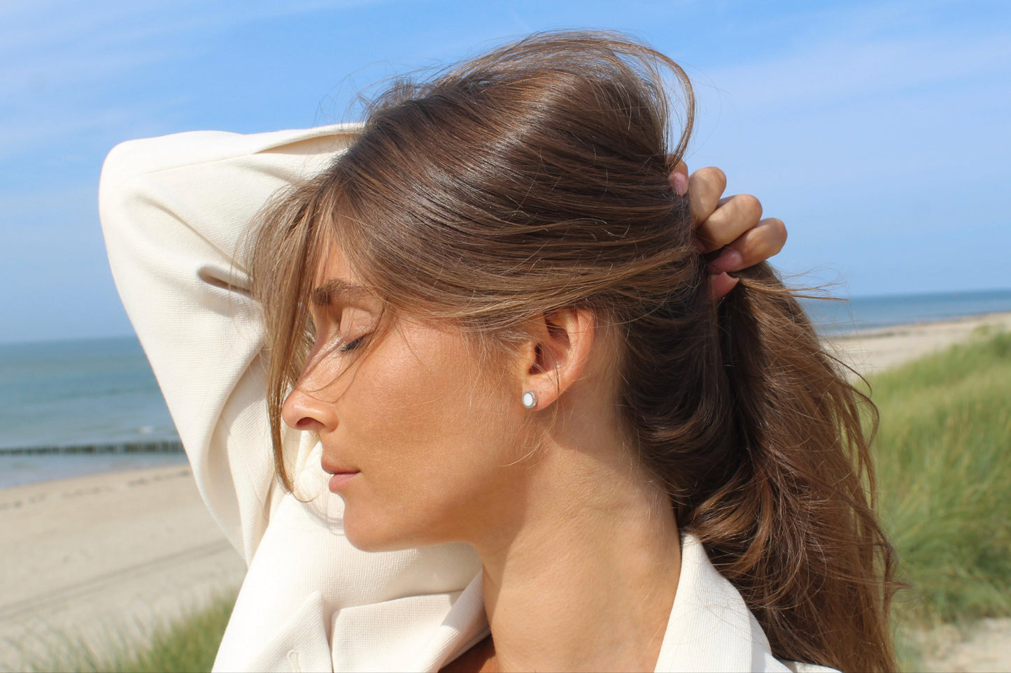 Bijoux Lait Maternel Circle of Life | Boucles d'oreilles Argent