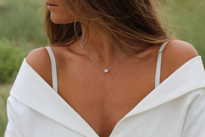 Lis | Collier Lait Maternel Argent
