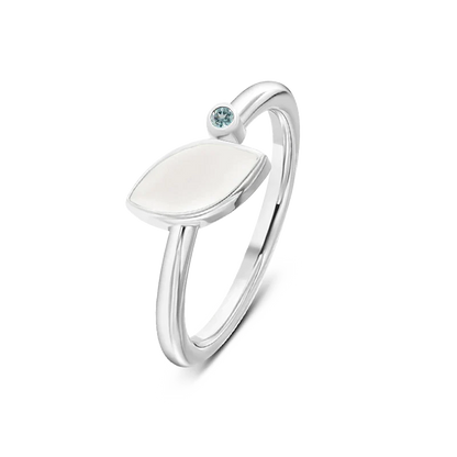 Lina | Bague Lait Maternel Argent
