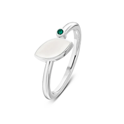 Lina | Bague Lait Maternel Argent