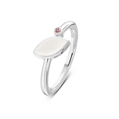Lina | Bague Lait Maternel Argent