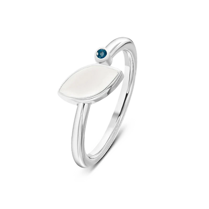 Lina | Bague Lait Maternel Argent