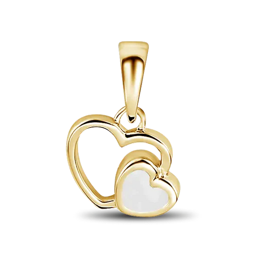 Heart to Heart | Pendentif Lait Maternel Or