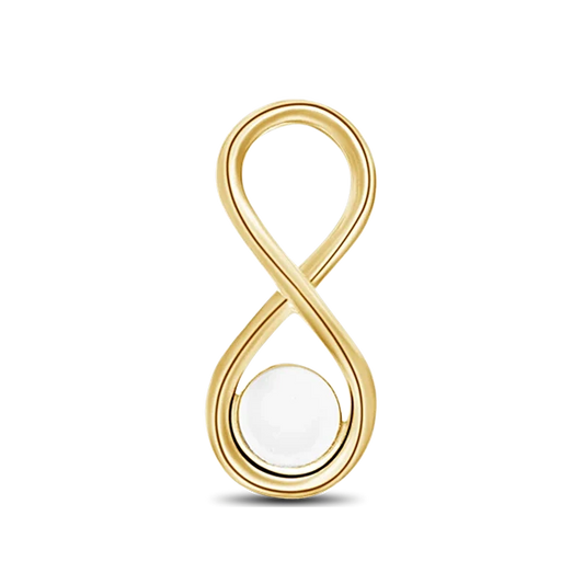 Infinity | Pendentif Lait Maternel Or