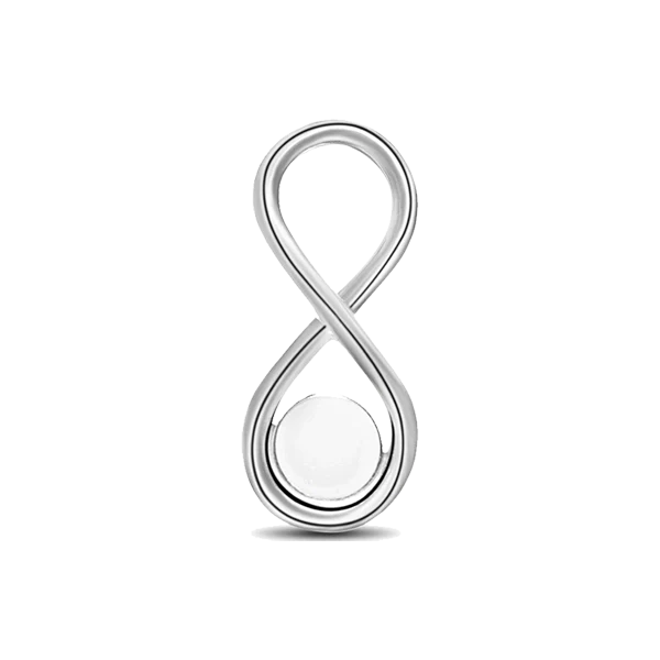 Infinity | Pendentif Lait Maternel Argent